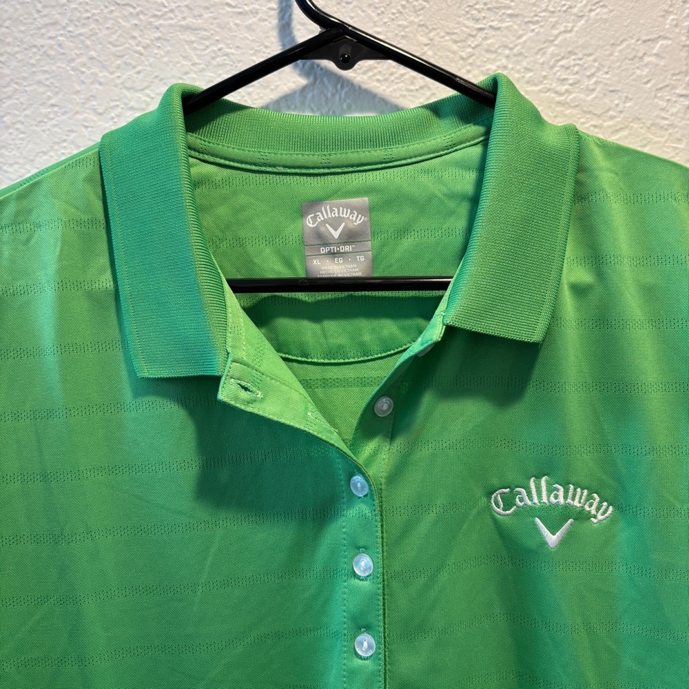 Callaway Women’s Green Polo Shirt XL - Picture 2 of 6